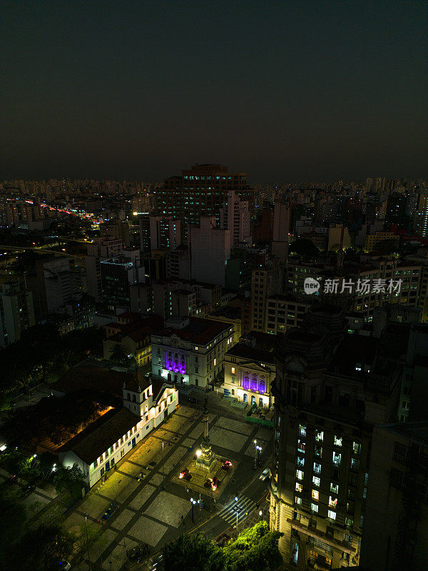 Landscape of the Historic Center in São Paulo